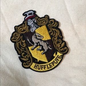 Hufflepuff iron-on patch
